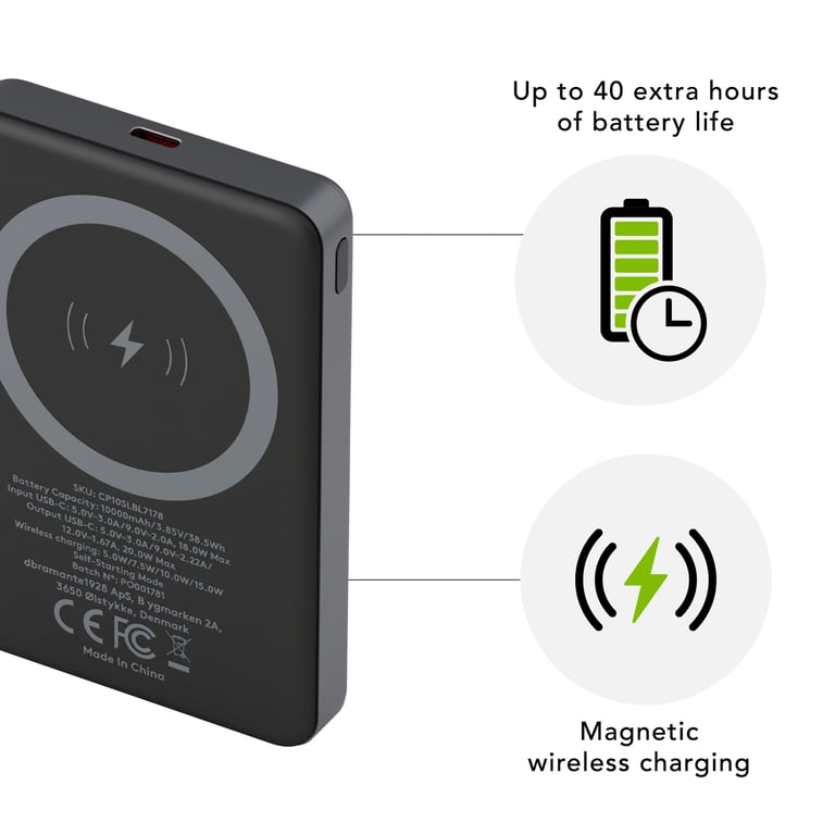 dbramante1928 re charge 10000 mAh Recharge sans fil Neuf - vue 3
