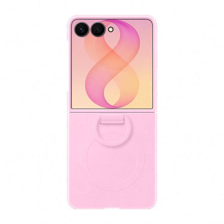 Coque magnétique en silicone avec anneau pour Samsung Galaxy Z Flip 8 - vue 3