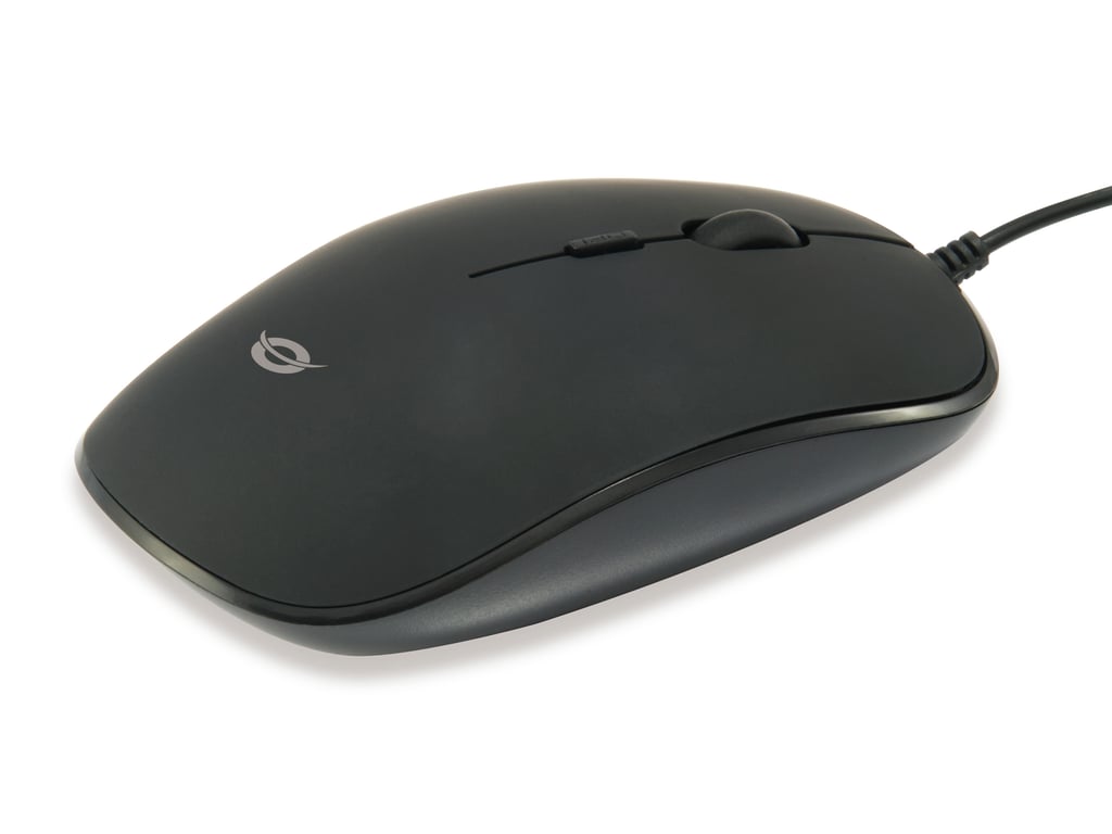 Souris Conceptronic REGAS01B – Ambidextre USB Type-A, 1200 DPI