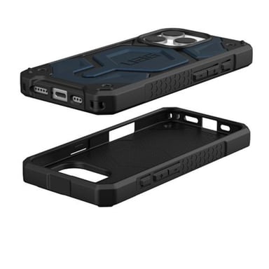 UAG Funda para iPhone 16 Pro MagSafe Antibacterial Collection Monarch Pro Kevlar Azul