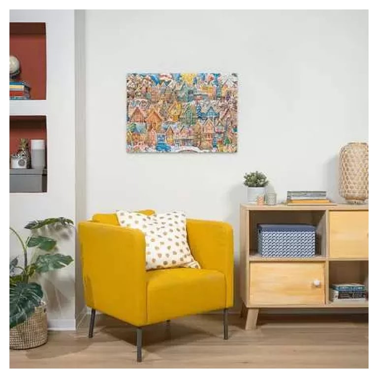 Puzzle 1000 pièces Noël au village des cookies Ravensburger France - vue 3