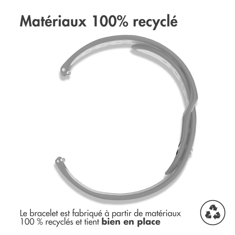Bracelet 18mm Sport en Silicone - vue 6