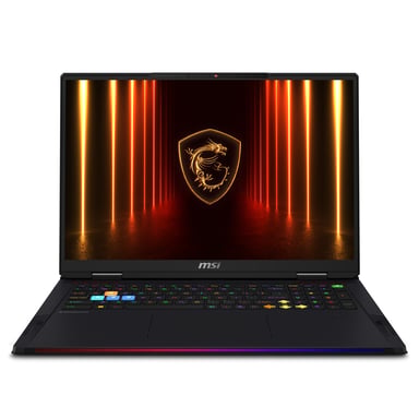 MSI Raider 18 HX AI A2XWJG-009UK Intel Core Ultra 9 285HX Computer portatile 45,7 cm (18'') UHD+ 64 GB DDR5-SDRAM 4 TB SSD NVIDIA GeForce RTX 5090 Wi-Fi 7 (802.11be) Windows 11 Home Advanced Nero