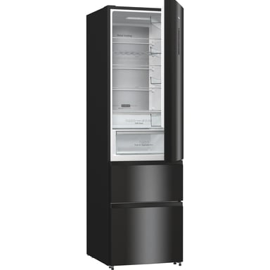 Réfrigérateur combiné - HISENSE - RM469N4AFD1 - Multi-portes - 368 L - No Frost (Sans givre) - Noir - L 60 x 66,3 x H 200 cm