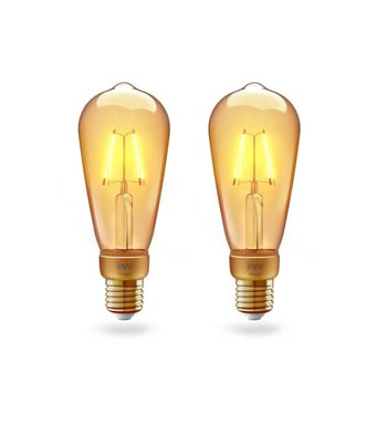 Smart Filament Bulb E27 Vintage Edison (2er-Pack, ersetzt 30 Watt)