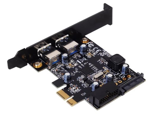 Silverstone EC04-E tarjeta y adaptador de interfaz Interno USB 3.2 Gen 1 (3.1 Gen 1)