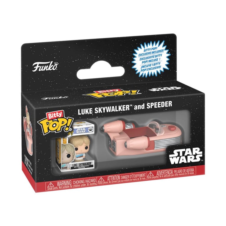 Figurine Funko Bitty Pop Ride Star Wars Speeder Luke - vue 3