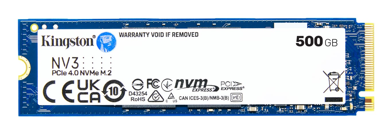 Kingston Technology 500G NV3 M.2 2280 NVMe SSD - Neuf