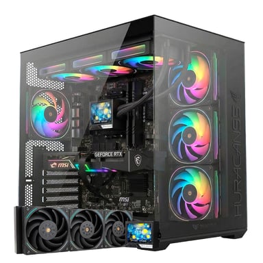 PC Gaming Racing Highlander D5 Ryzen 7 7800X3D, 64 GB DDR5, RTX 5070 TI 16 GB, Raffreddamento Liquido 360mm, M.2 2 TB, Windows 11 Pro