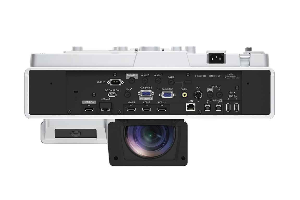 Epson EB 1485FI Projecteur 3LCD 5000 lumens 5000 lumens couleur Full HD 1920 x 1080 16:9 objectif à ultra courte focale IEEE 802. /bgnac sans fil / LAN /... - vue 4