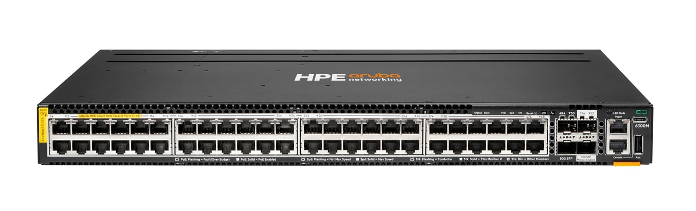 HPE Aruba Networking R8S90A commutateur réseau Géré 5G Ethernet 10010005000 Connexion Ethernet supportant 'alimentation via ce port PoE Neuf - vue 1