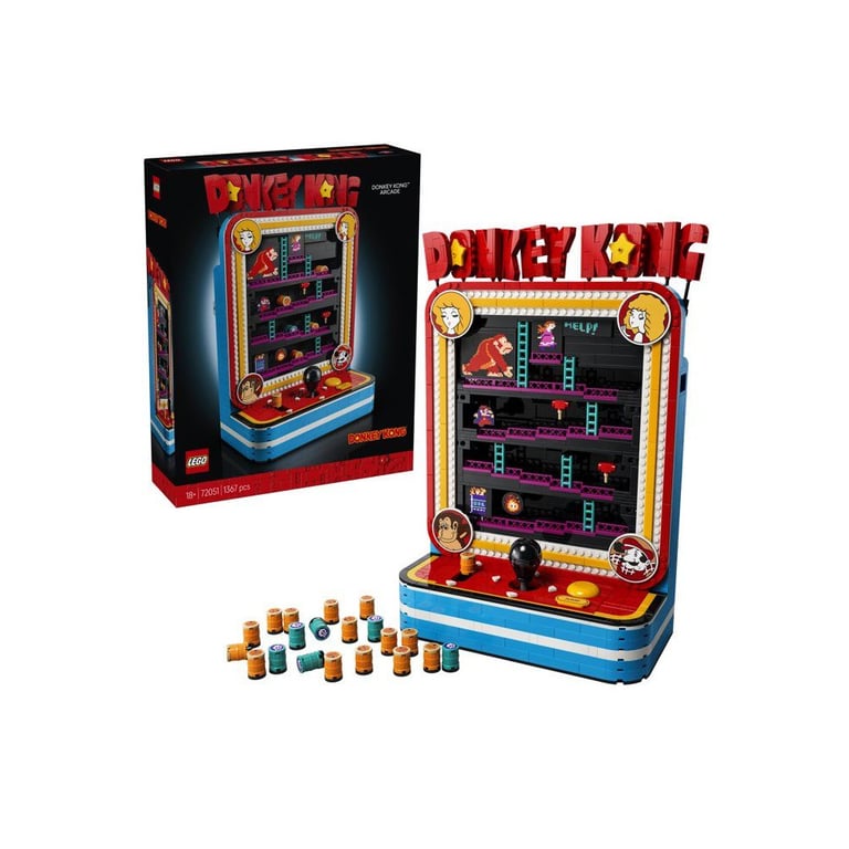 LEGO Donkey Kong Jeu dArcade Donkey Kong Set pour Adulte Maquette 3D Interactive Produit Gaming Collector - vue 6
