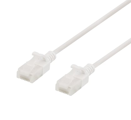 Deltaco UUTP-1028 cavo di rete Bianco 1 m Cat6a U/UTP (UTP)