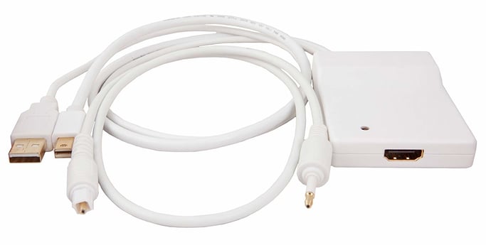 Urban Factory CBB31UF adaptador de cable de vídeo HDMI tipo A (Estándar) Blanco