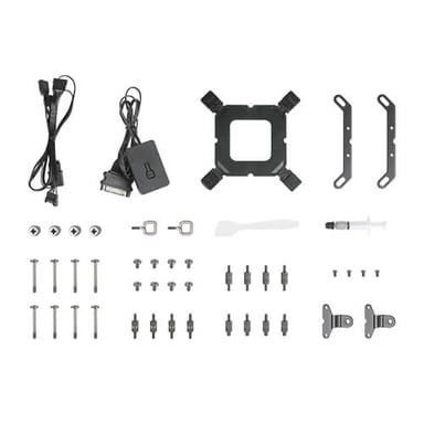 Antec Vortex Lum 240 ARGB Procesador Kit de refrigeración líquida 12 cm Negro