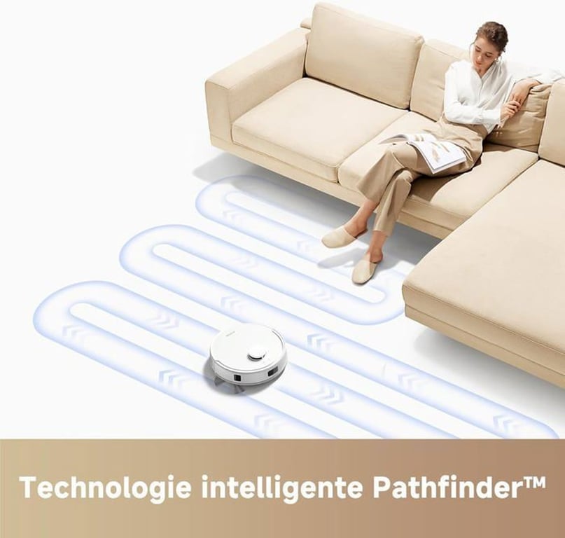 MOVA E20 Plus Robot Aspirateur Laveur avec Vidage Automatique Auto vidangeable Pendant 90 Jours 5000Pa - vue 3