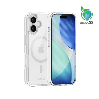 Funda Antibacteriana Antichoque Magnética Invisible para Apple iPhone 17, Fabricada con 75% de Plástico Reciclado