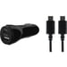 Bigben Connected CAC2USBACW cargador de dispositivo móvil Smartphone, Tableta Negro Encendedor de cigarrillos Auto