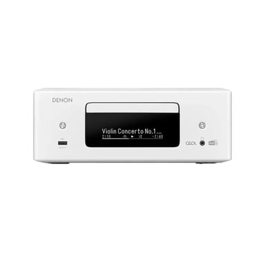 Micro-chaîne connectée Denon haut de gamme 2 x 65 Watts blanc - Neuf