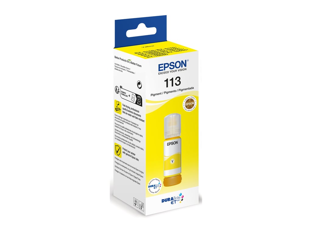 EPSON CARTUCCIA 113 ECOTANK GIALLO BOTTLE STANDARD - Neuf