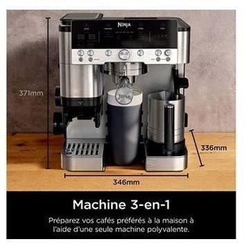 Ninja ES601EU Macchina per caffè espresso semiautomatica da 2 L
