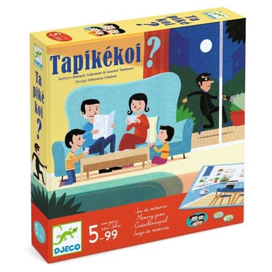 Jeu de mémoire Djeco Tapikékoi Famille illustré Multijoueur - Neuf