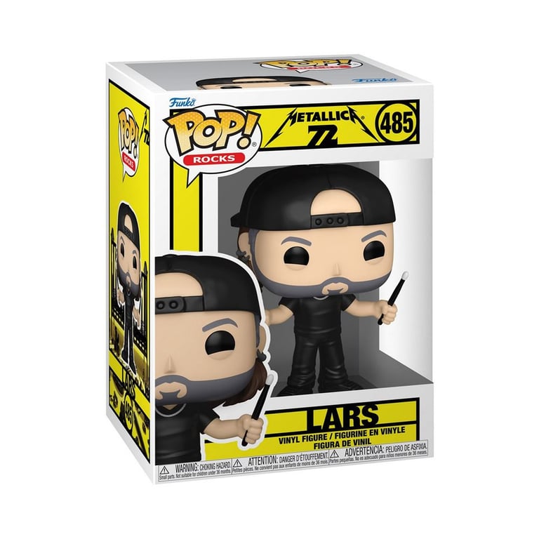 Metallica Figurine POP! Rocks Lars 72 Seasons 9 cm - vue 3