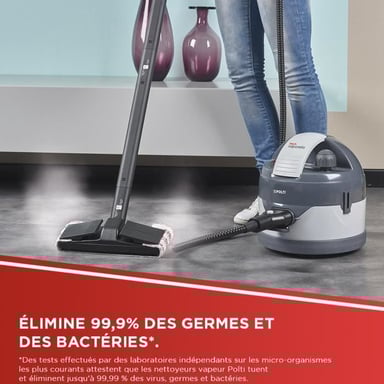 Polti Eco Pro 3.0 Nettoyeur vapeur traineau 2 L 2000 W Noir, Blanc
