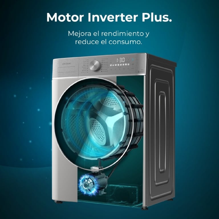 Lave-Linge Cecotec Bolero DressCode 9800 – 9kg 1400rpm A Inverter Vapeur - vue 2
