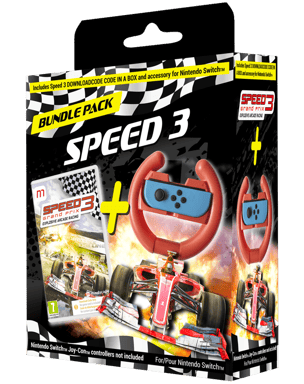 Speed 3 Code CIAB + Volant Nintendo SWITCH