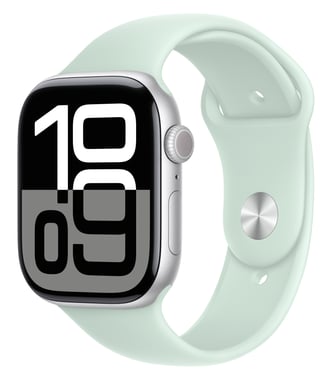 Apple Cinturino Sport acquamarina [46 mm] - M/L (46MM AQUAMARINE - SPORT BAND - M/L)