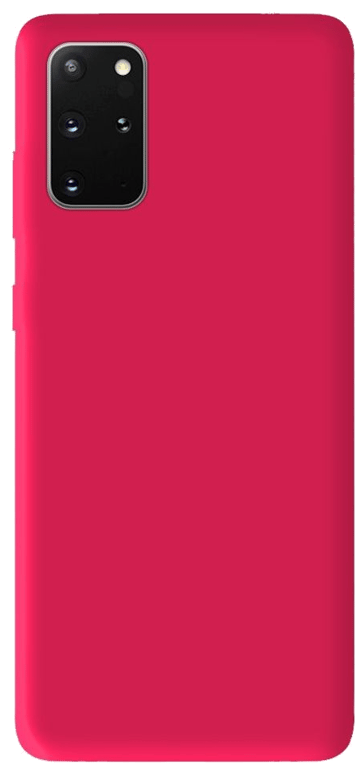 Coque silicone unie compatible Mat Rose Samsung Galaxy S20 Plus