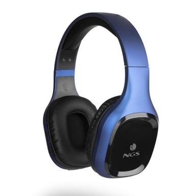 NGS Artica Sloth Auricolare cablato e senza fili Bluetooth per chiamate/musica Nero, Blu