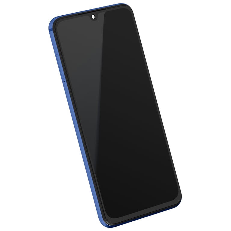 Écran pour Xiaomi Mi 9 Lite LCD + Vitre Tactile + Châssis Bleu - Neuf