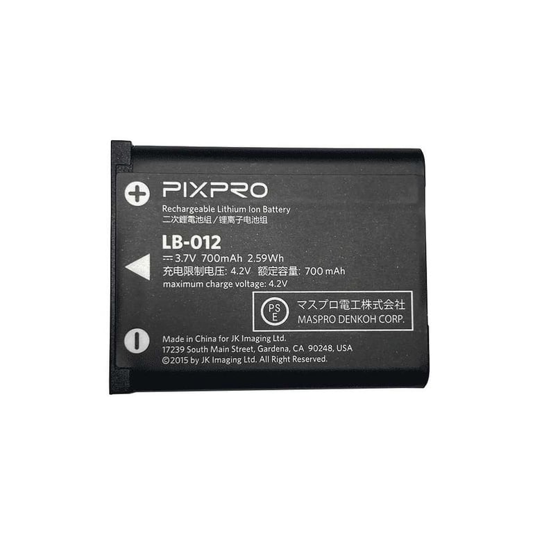 Batterie photo lithium-ion Kodak LB-012 pour PixPro FZ53/FZ55 Noire - Neuf