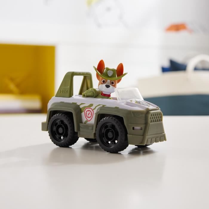 VEHICULE + FIGURINE TRACKER La Pat' Patrouille - Neuf