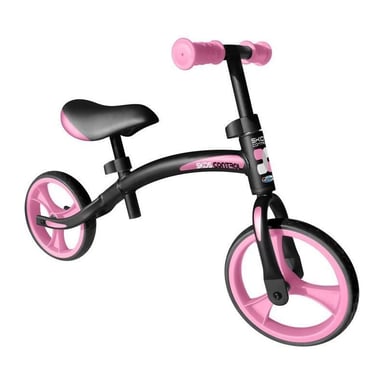 Monopattino per bambini, nero e rosa