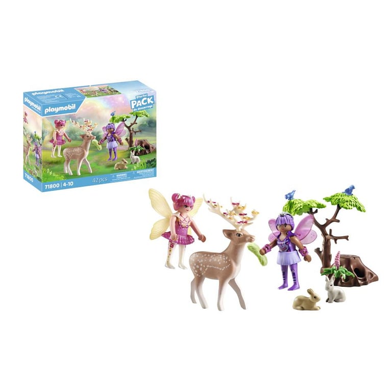 Playmobil 71800 Duo de fées avec animaux de la foret - vue 4