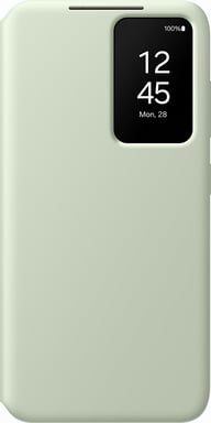 Funda Folio Clear View Verde Claro para Samsung G S24