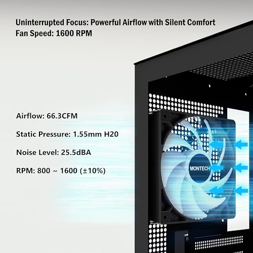 Montech GF120 PWM ARGB Ventilateur 3 Pack Neuf - vue 3