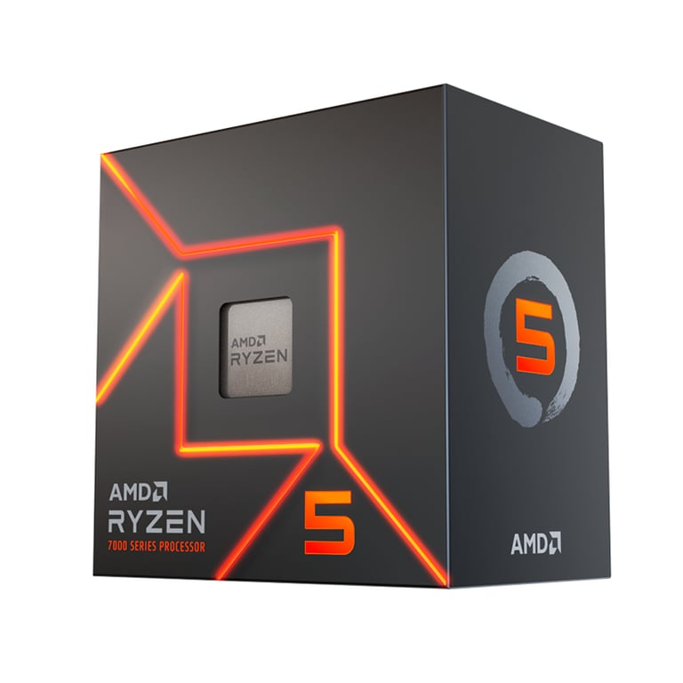 AMD Ryzen 5 7600 processeur 3 8 GHz 32 Mo L3 Neuf - vue 4