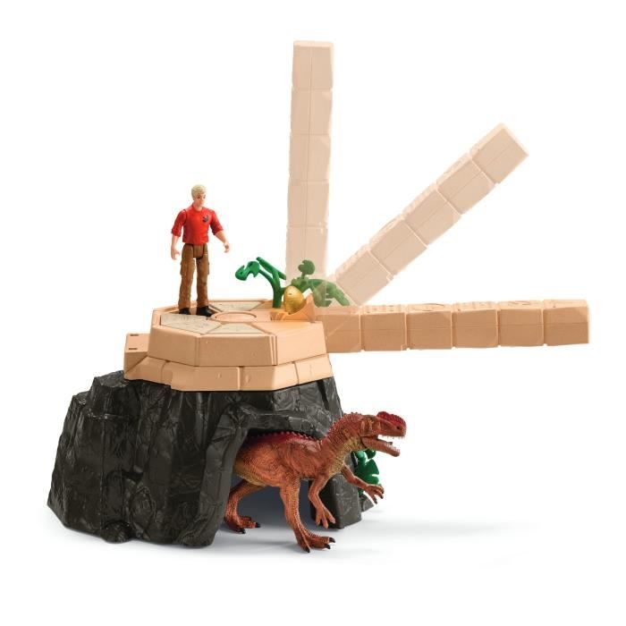 Grande Conquête du temple perdu Playset figurines SCHLEICH 42656 Dinosaurs Dès - vue 3
