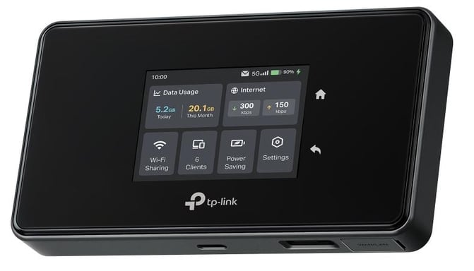 Router inalámbrico TP-Link M8550(EU) de doble banda (2,4GHz + 5GHz o 2,4GHz + 6GHz) Negro