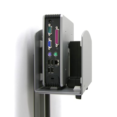 Ergotron Vertical Universal CPU Holder Argent