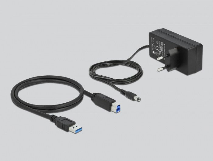 DeLOCK Hub USB 5 Gbps avec 4 ports + 1 port de chargement rapide + 1 port USB C PD 3.0 avec interrupteur et voyant Neuf - vue 3