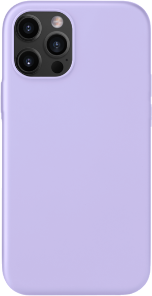 Coque antichoc en gel de silicone doux pour Apple iPhone 12/12 Pro, Violet Lilas