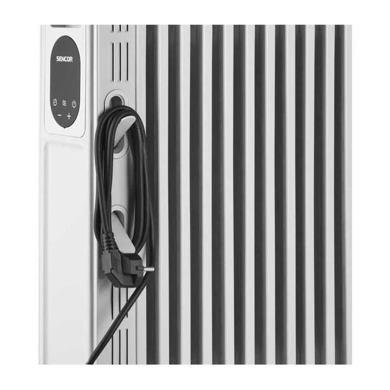 Radiateur électrique bain d’huile SENCOR SOH 6213WH Panneau de commande numérique - vue 3