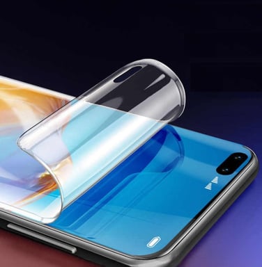Pack de 3 Films Hydrogel pour ''HUAWEI P40 Lite'' Incurve Ecran Protection Transparent