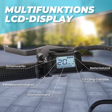 Bicicleta eléctrica VARUN C7008 con cesta delantera, 28 pulgadas, para uso urbano, con batería de 36 V y 10 Ah