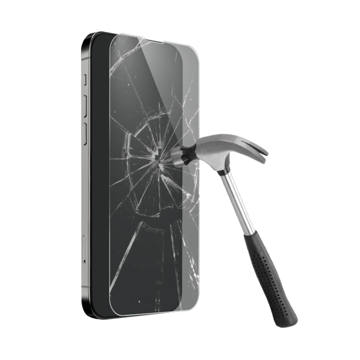 Protection d'écran premium en verre trempé pour Apple iPhone 13/13 Pro, Transparent